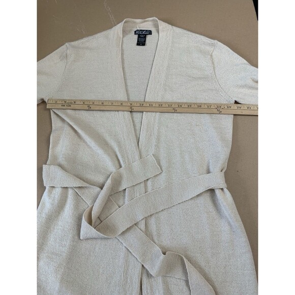 Viva Terra Alpaca Wool Blend Open Front Cardigan - Size Medium - Picture 7 of 8